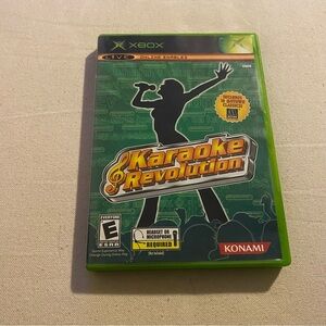 Xbox Live Konami Karaoke Revolution Video Game 2003 - Complete In Case
